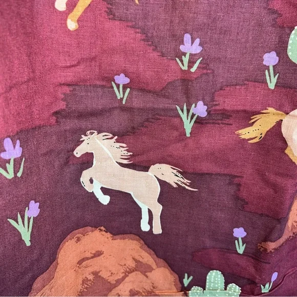 Princess Highway Country Roam Take Me Home Horse Midi Dress Brown AU 8 US 4 West - Picture 11 of 16